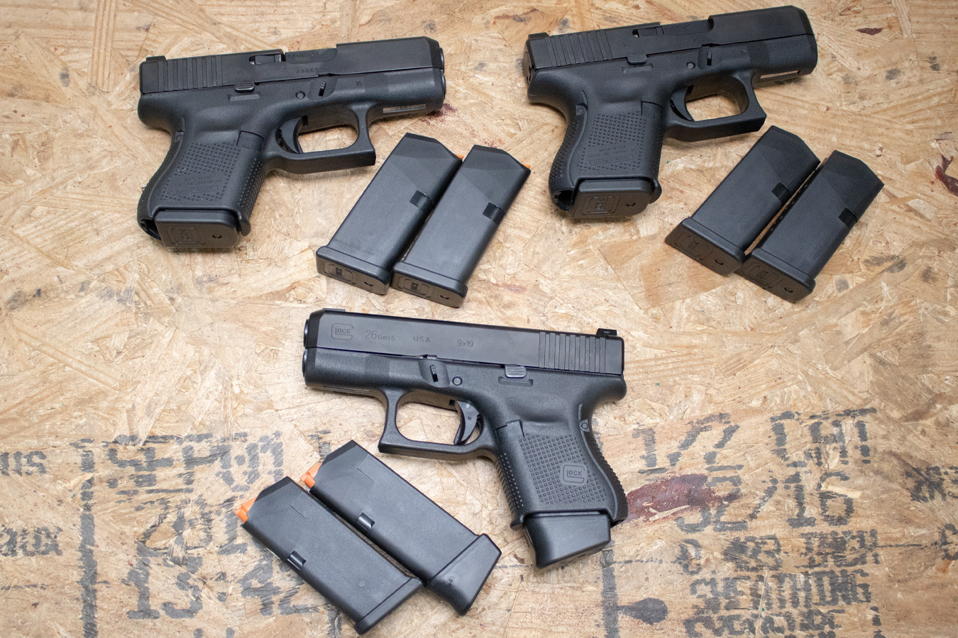 GLOCK 26 Gen5 9mm Police Trade-In Pistols (Very Good Condition)